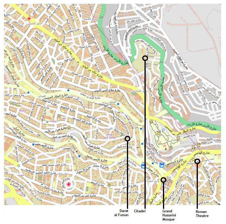 Amman City Map